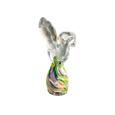 Rabbit in crystalline glass