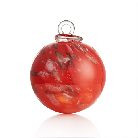 Divine BOULE DE NOËL  - Rouge, blanc et cuivré