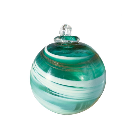 veinada verde y aventurina BOLA DE NAVIDAD
