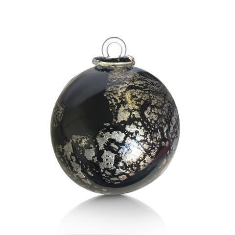 Mercure noire BOULE DE NOËL  - Noir, gris métallique