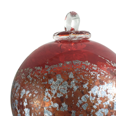 Mars rouge BOULE DE NOËL  - Rouge, effets métalliques