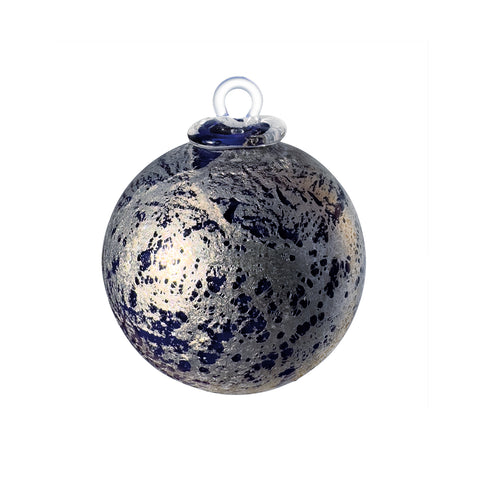 azul plateada BOLA DE NAVIDAD