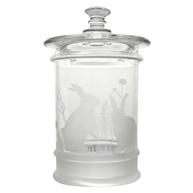 Bocal Cambrai 0,5l PÂQUES décor Pâques - transparent motifs sablés