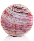 Lampe à poser  GLOBE Mandala - blanc rose, cuivré, purpre