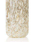 Vase haut Velvet CRATÈRE blanc/argent - blanc/argent