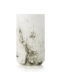 Vase moyen Velvet ALBATRE  - Blanc, incrustation métal