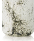 Vase moyen Velvet ALBATRE  - Blanc, incrustation métal