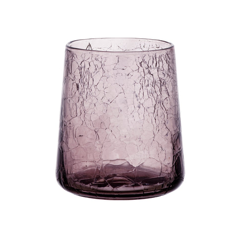 Verre à whisky  FUJI  - amethyste-craquele