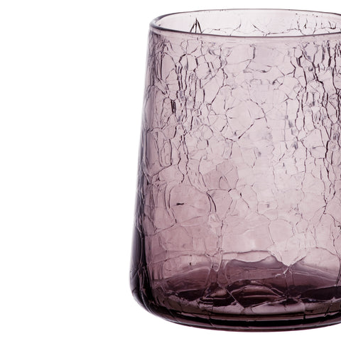Verre à whisky  FUJI  - amethyste-craquele