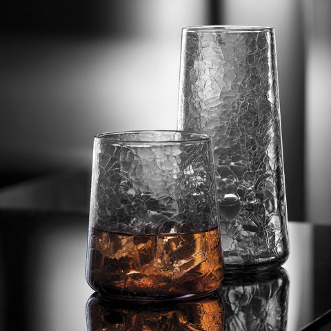 Long drink craquelé  FUJI  - anthracite-craquele