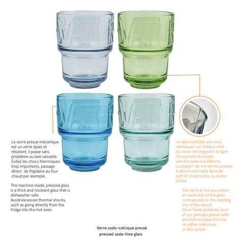 Coffret de 4 gobelets WATER