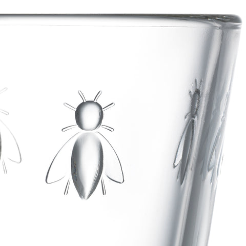 Lot de 6 long drink ABEILLE  - transparent
