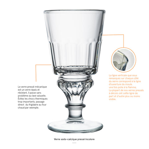 Lot de 6 Verres ABSINTHE  - transparent