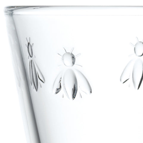 Lot de 6 flûtes ABEILLE  - transparent