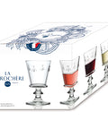 Coffret de 4 verres à vin ABEILLE  - Transparent