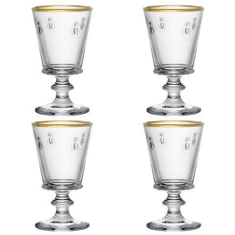 Coffret de 4 verres à vin ABEILLE