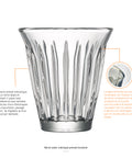 Lot de 6 Mugs ZINC unis - transparent