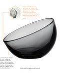 Lot de 6 Coupes BUBBLE   - Anthracite