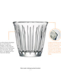 Lot de 6 Tasses ZINC unies - transparent
