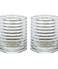 Coffret 2 photophores BUZZ  - Transparent