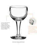 Lot de 6 verres à vin rouge BALLON  - transparent