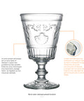 Lot de 6 verres dégustation VERSAILLES  - transparent