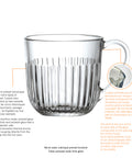 Lot de 6 tasses OUESSANT  - transparent