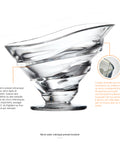 Lot de 6 coupes basses CIRCÉE  - Transparent
