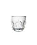 Lot de 6 tasses expresso jeux d'orgues TROQUET  - transparent
