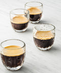 Lot de 6 tasses expresso jeux d'orgues TROQUET  - transparent