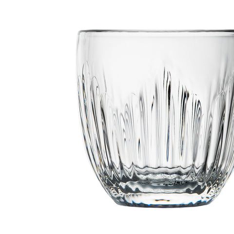 Lot de 6 tasses expresso jeux d'orgues TROQUET  - transparent
