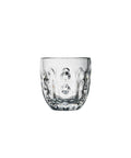 Lot de 6 tasses expresso  géométrique TROQUET  - transparente