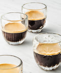 Coffret de 4 tasses TROQUET  - transparent