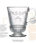 Lot de 6 Mugs VERSAILLES  - transparent