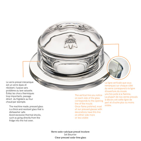 Beurrier ABEILLE  - transparent