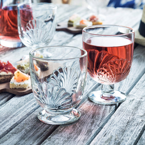 lot de 6 verres à pied BELLE-ÎLE  - transparent