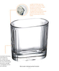 Lot de 6 mises en bouche RIVIERA 11 cl - transparent