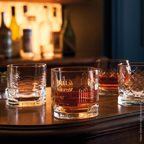 Lot de 6 verres à whisky GLEN DANDY  - Transparente