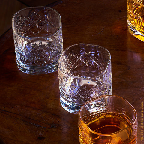Lot de 6 verres à whisky JOHN DANDY  - Transparente