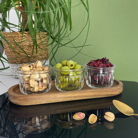Set Apéro DÉLICE  - Transparent et bois