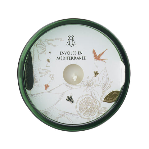 Bougie Envolée en Méditerrannée ABEILLE Bougie  - Vert émeraude