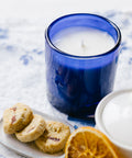 Bougie Jardin d'hiver ABEILLE  - Bleu