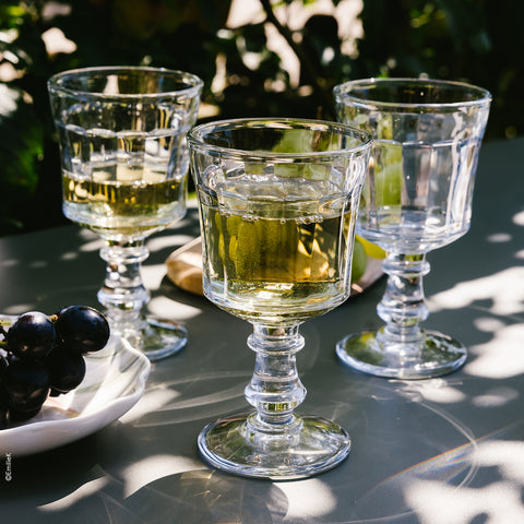 LOT DE 6 VERRES A PIED JACQUES