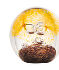 Presse-papier marron RIVAGES  - transparent, jaune et marron