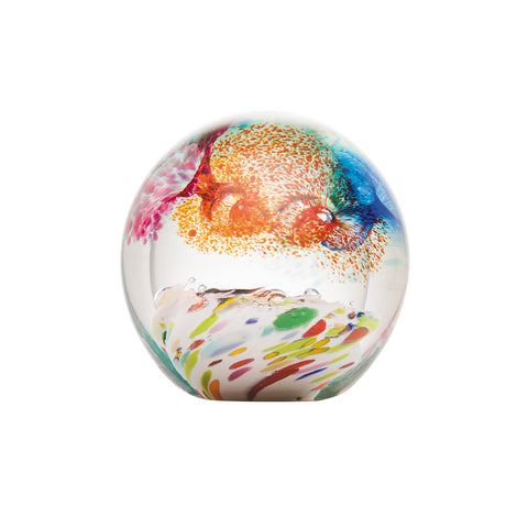 Presse-papiers arc en ciel RIVAGES  - blanc, bleu et orange